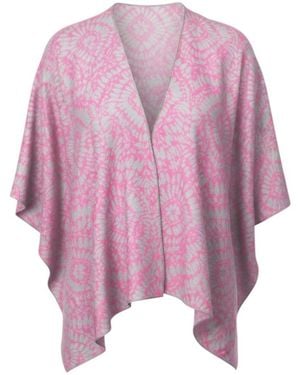 Franchetti Bond Angelica Fuchsia & Batik Print Jacket - Purple