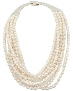 Fairchild Baldwin Helena Pearlized Necklace - Metallic