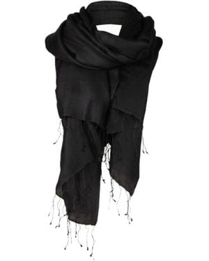 Saachi Arielle Summer Ombre Cashmere Pashmina Scarf - Black