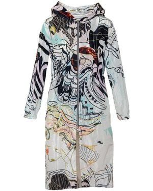 ARTISTA Bath Printed Jacket - White