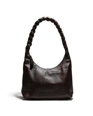 Mafalda Ara Coffee Braided Bag - Black