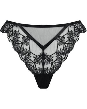 Voller the Corset Company Limited Clara French Knicker - Grey