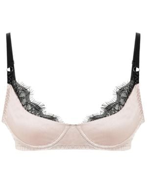 Mers Silk Eos Pure Silk Bra - Natural