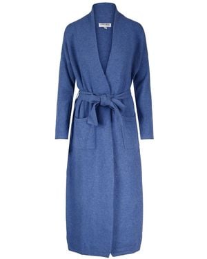 tirillm Camilla Cashmere Dressing Gown - Blue