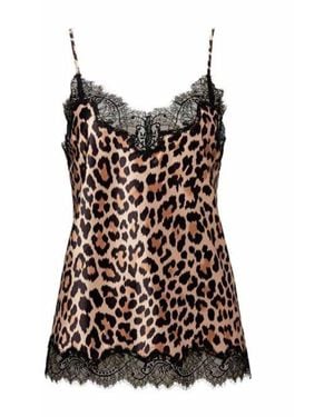 SAINTED SISTERS Scarlett Animal Camisole - Brown