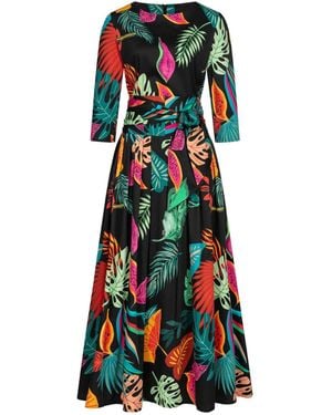 Marianna Déri Tropic Print Maxi Dress - Green