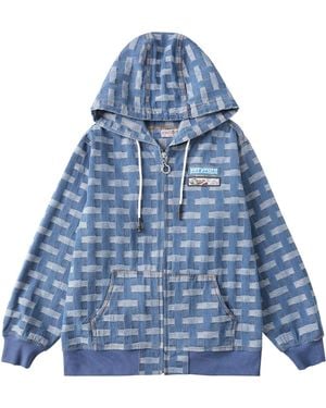 VERYRARE Criss-Cross Hoodie - Blue