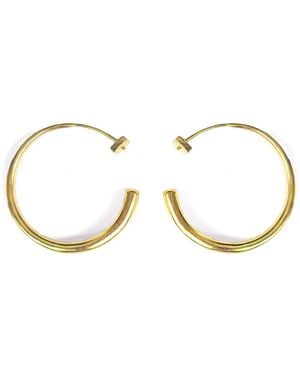Krush Kailani Claw Hoops - Brown