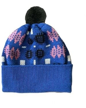 Mabli Carthen Pom Beanie - Blue