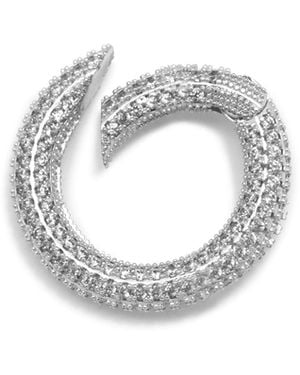 Jaredjamin Circular Pavé Clicker Clasp - Metallic
