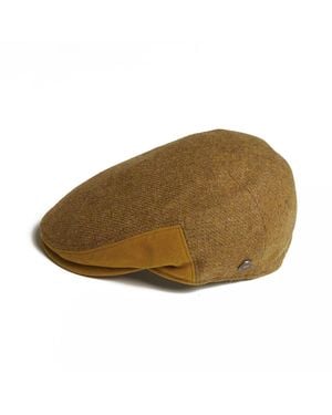 Dasmarca Hats Troy Tweed Wool Cap For - Brown