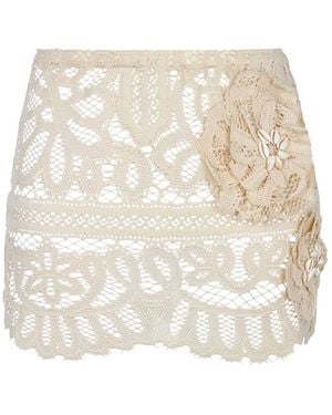 Aguaclara Neutrals La Perle Mini Skirt - Natural