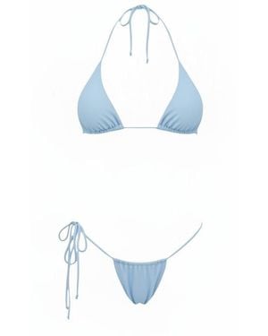 Dear Lover Glacier Bikini Set - Blue