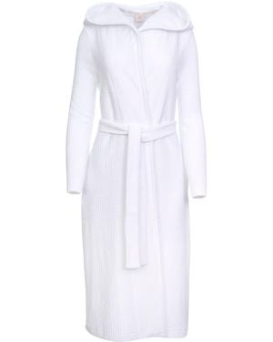 Oh!Zuza Soft Dressing Gown With Hood - White