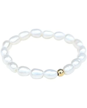 Kiri & Belle Single Bead Pearl Ring - Metallic