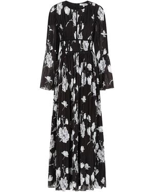 Frock and Frill Mira Floral Print Maxi Dress - Black