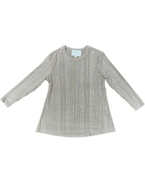Lindsay Nicholas New York Laura Crew Neck - Gray