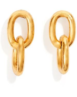 Lovard Double Link Earring - Metallic