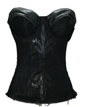 Deborah Lindquist Eco Lifestyle Naomi Sonic Fabric Bustier - Black