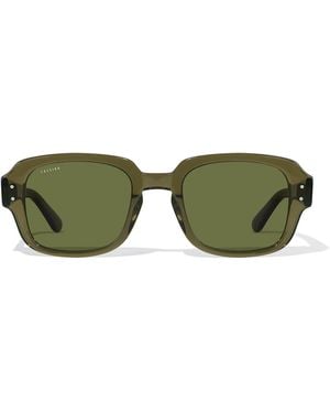 Cossimo Belize Mas Italian Acetate Sunglasses - Green