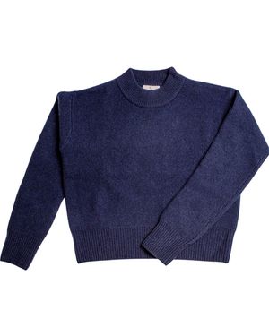 Porridge Knitwear Cashmere Amy Jumper - Blue