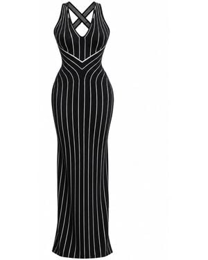 Ofuure Miatta Maxi Knit Dress - Black