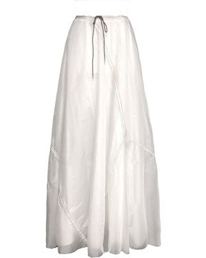 Deborah Lindquist Eco Lifestyle Amy Maxi Parachute Skirt - White