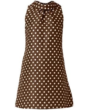 SACHA DRAKE Neutrals Jolie Shift Dress - Brown