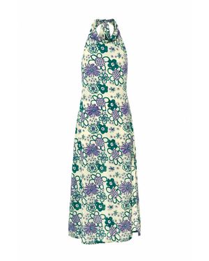 Par & Escala Adrie Dress Flowers - Blue