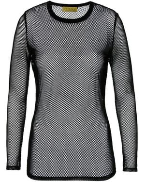 AGGI by HALEWSKI Brittany Shadow Top - Black