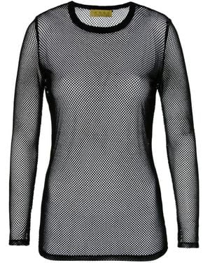 AGGI by HALEWSKI Brittany Shadow Top - Black