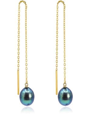 Marquise Swim Earrings - Blue