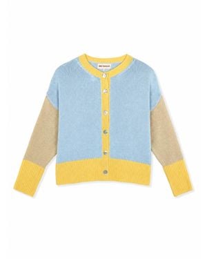 Mind Traveler Sky, & Colour-Block Leti Cardigan - Blue