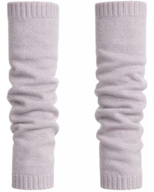 Fiora Muse Cashmere Arm Warmers - Purple