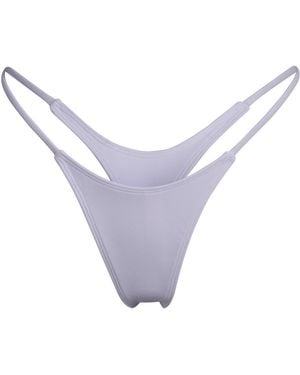Minimale Animale Wall Street Thong Bikini Bottom - Purple