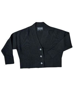 Lindsay Nicholas New York Cropped Cardigan - Blue
