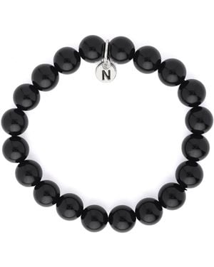 Nellou Jewellery Affinity Obsidian Gemstone Bracelet - Black