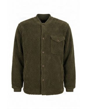 Komodo Cole Recycled Fleece Overshirt - Green