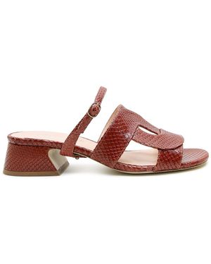 Alterre Snake Twiggy Loop Sandal - Brown
