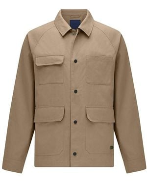 Guards London Jacob Modern Field Overshirt - Natural