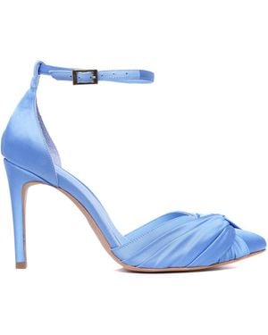 Ginissima Ana Baby Satin Slingbacks - Blue