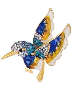 Chanel Joan Elkayam Bird Brooch - Blue