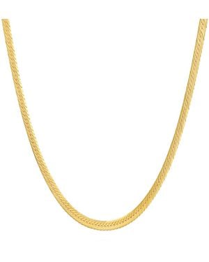 Potoska Montana Grande Snake Chain Necklace - Metallic