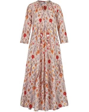 Antra Designs The Gaia Cotton Kaftan - Pink
