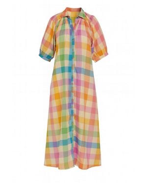 SUNSHINE TIENDA Plaid Oasis Dress - Multicolour