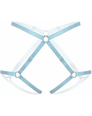 MONIQUE MORIN LINGERIE Rush Harness Moonlit - Blue