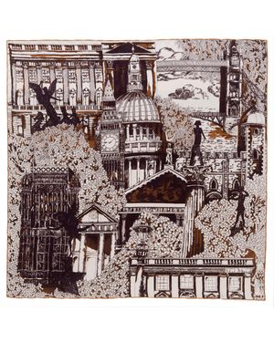 Richard Allan London London Silk Scarf - Multicolour