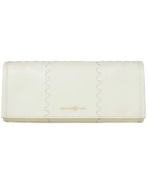 Orange Cube Mosaic Shoulder Bag - Natural