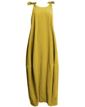 Bianca Popp Balloon Dress With Straps - Yellow