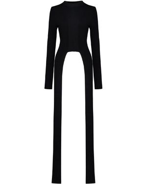 Pcfg Your Itch Tailed Knit Top - Black